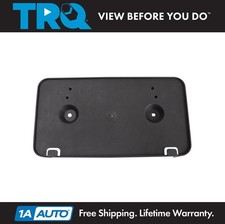 TRQ Front License Plate Bracket Black Fits 20...