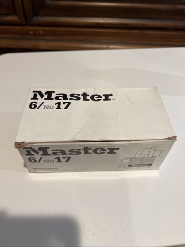 Master Lock No. 17 COMMERCIAL (6-PACK!) 2” Laminated Padlock Keyed Alike