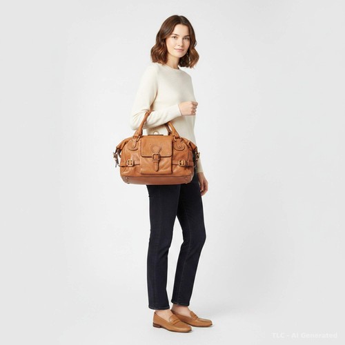 Borsa Chloe Paddington media in pelle marrone - Foto 2 di 13