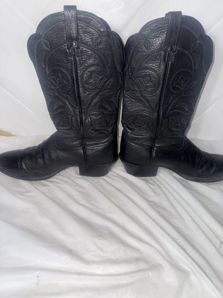 Ariat Heritage Western Black cowboy boots Size 10 - Image 4 of 4