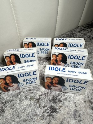 Idole Baby Soap with Glycerin and Vitamin E 75 g each - Pack of 6 - Exp: 11/2029