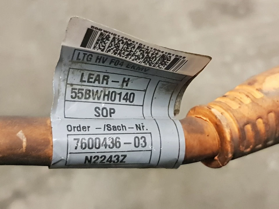 ✅✅✅BMW F04 ACTIVE HYBRID 7 ARNÉS DE CABLES CONVERTIDOR DE ALTA TENSIÓN 7600436 AA Foto 4 de 4