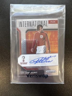 2022 Panini Prizm World Cup Qatar - International Ink Geoff Hurst #I-GHU (AU)