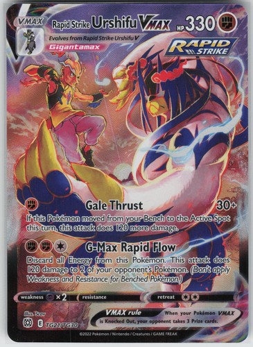Rapid Strike Urshifu VMAX TG21/TG30 Holo Brilliant Stars Pokemon NM