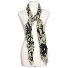 Hüftgold Berlin, Schal, Damen, Schwarz/Grün, 164 cm, 45 #4Av