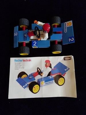 fischertechnik Modell, Rennwagen , mit Beschreibung, vollzählig, Versand Teilaus