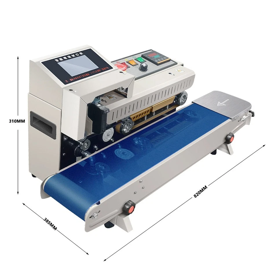 Machine de scellage de sacs laminés PE PP à jet d'encre pour scelleuse à bande - Photo 2/4