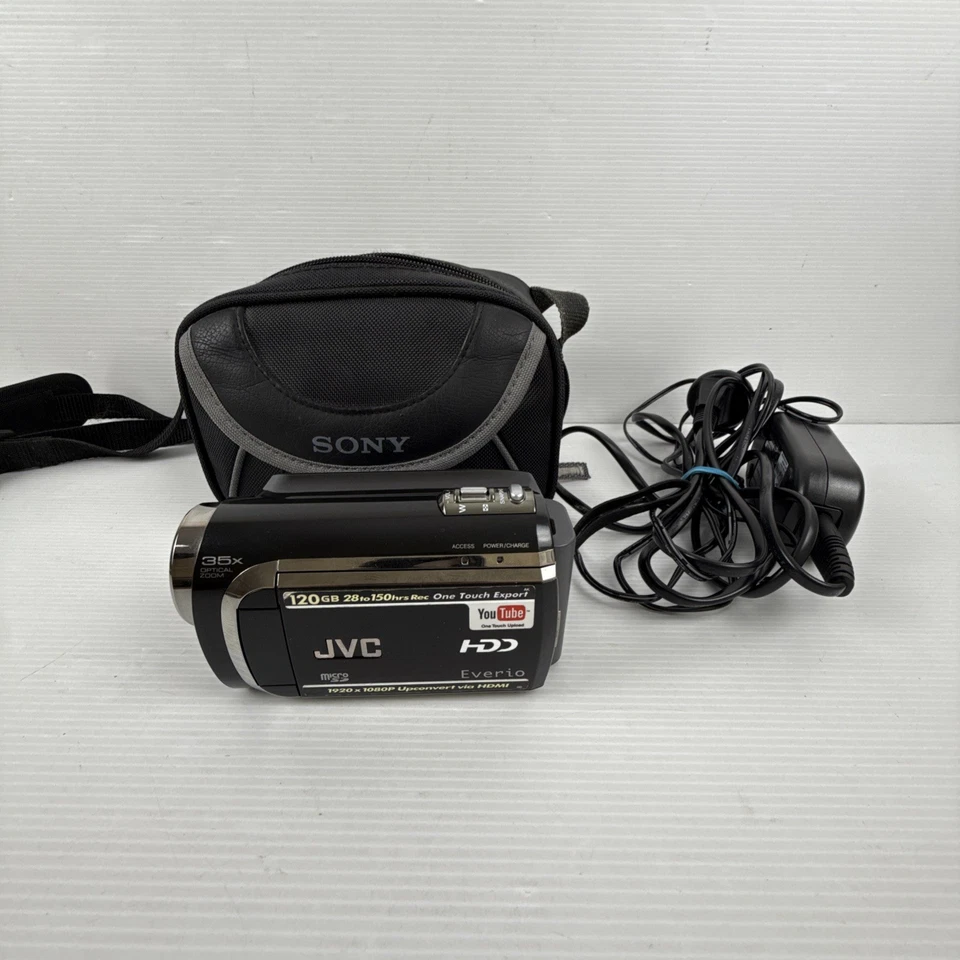 JVC Everio 120GB HDD Camcorder 1080P Digital Video Camera, GZ-MG680BAA - Image 2 of 4