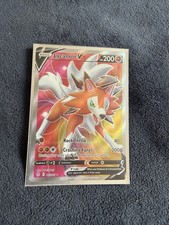 Pokémon TCG Lycanroc v Evolving Skies Holo Ultra Rare Card 187/203