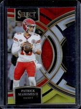 2023 Select Patrick Mahomes II Red and Yellow Prizm Die Cut Premier Level #140