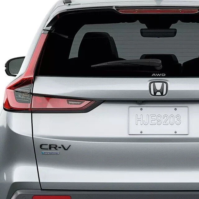 Juego emblema logotipo negro brillante CRV genuino Honda 2023-2025 CR-V Foto 4 de 4