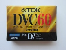 TDK Blank Digital Video Cassette Tape DVC60 ME Mini DV Sealed