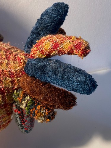 Vintage Patchwork Chicken Material Figure - Not A Toy More Display - Picture 9 of 23