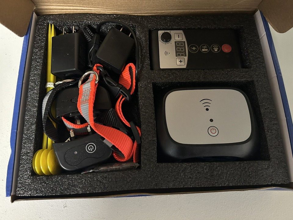 Intelligent 2 in 1 Dog Training & Outdoor Wireless Fence System A39 eBay