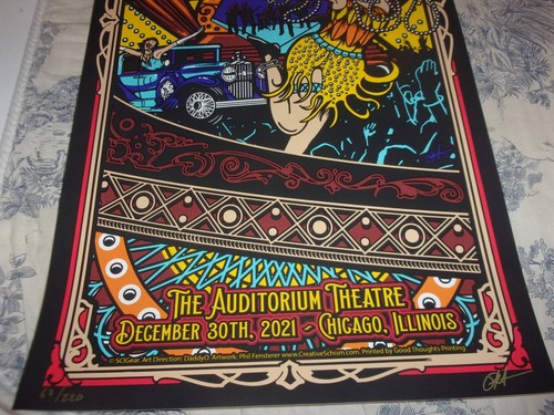 12/30/21 String Cheese Incident Chicago, IL 1 / 3 Phil Fensterer Triptych Poster - Picture 4 of 7