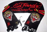Ed Hardy Christian Audigier Tiger Scarf One Size Ed Hardy Christian Audigier Tiger Scarf One Size