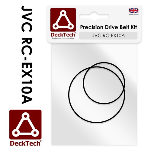 DeckTech™ Replacement Belts for JVC Cassette Player RC-EX10A RCEX10A RC EX10A - Picture 1 of 3