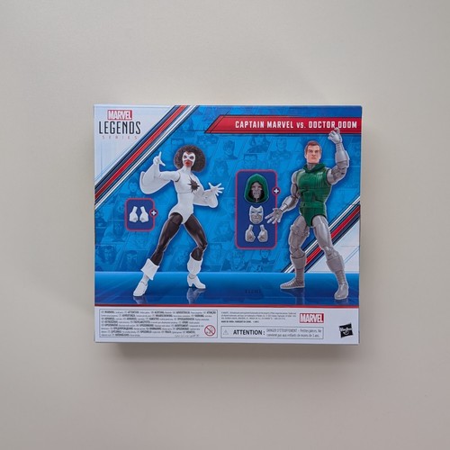 Marvel Legends Avengers Captain Marvel vs. Doctor Doom Confezione da 2 F7086 Nuovi * - Foto 3 di 10