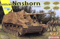 Dragon 540006459 Deutscher Panzer 1:35 Sd.Kfz.164 Nashorn (4 In 1) Wehrmacht