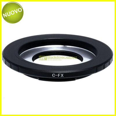 Cine C-Mount Lens Adapter on Fujifilm Fuji X Cameras. Adapter.