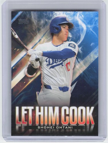 2024 Topps Update Shohei Ohtani LHC-1 Let Him Cook Blue Parallel Dodgers