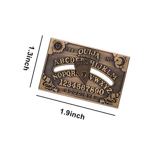 Ouija Board Enamel Pin Spooky Witchcraft Divination Brooch Lapel Badge Gift - Bild 3 von 11