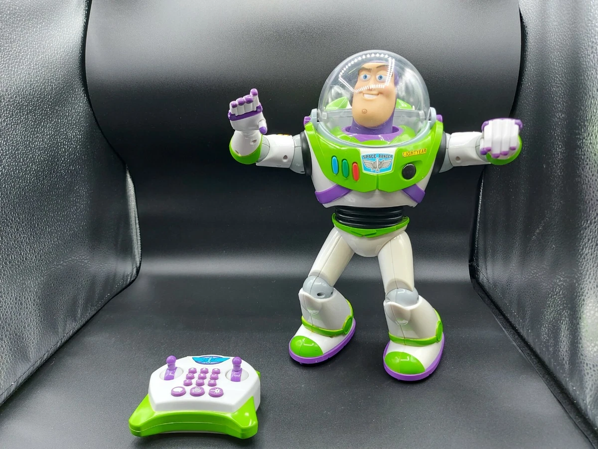 Thinkway Disney PIXAR BUZZ LIGHTYEAR TOY STORY 3U Remote Control Works