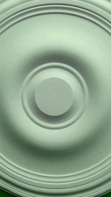 Wickes White 400mm Polyurethane Plain Ceiling Rose In Bag For Sale