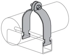 Power-Strut PS 1100 1 1/4, Channel Pipe/Conduit Clamp, Rigid Steel or IMC, 1 PC