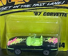 Matchbox Superfast 97 Corvette, Black, #14, 1/64, "Get In The Fast Lane"
