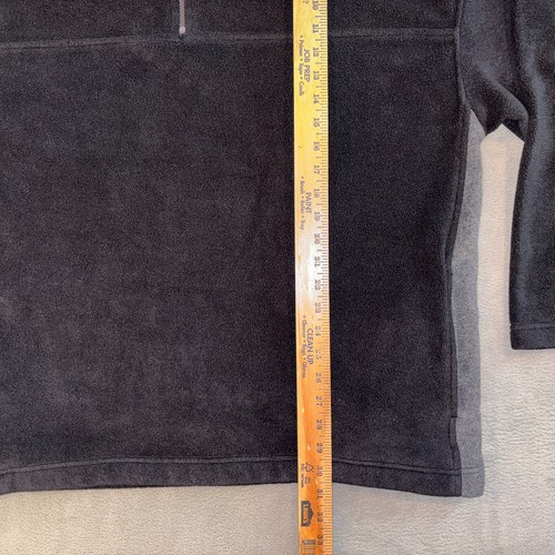 Trader Bay Black 1/4 Zip Fleece Jacket Pullover Sweater Men’s 2XL - Picture 4 of 11