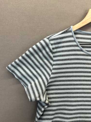 Liz Claiborne Damen T-Shirt blau gestreift Kurzarm Rundhals keine Größe " - Bild 5 von 10