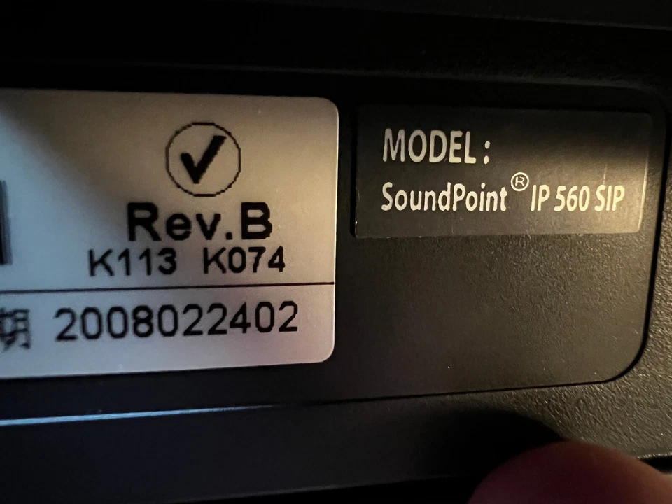 Polycom SoundPoint IP 560 SIP Business IP Phone - Image 4 of 4