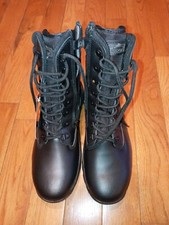 Botas tácticas Ridge Blackhawk negras 7105 anchas talla 13 botas de 8 pulgadas