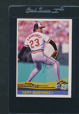 1984 Donruss #472 Tippy Martinez Orioles Signed Auto *E1424