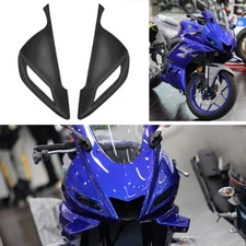 For YAMAHA YZF R3 R25 2019 -2022 ABS Front Nose Headlight Fairing Cover Winglets