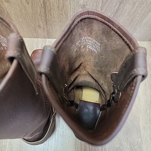 Frye Harness halbhohe Kalbslederstiefel Größe 7 Herren 8,5 Damen braun Cowboy Schnalle USA - Bild 6 von 24