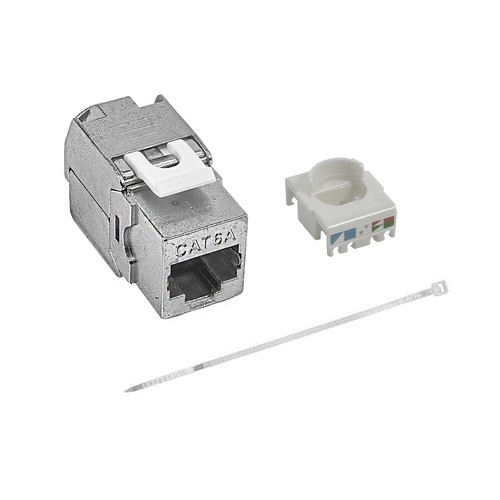 Cat.6A prise réseau prise de données avec module Keystone Jack RJ45 10 Go LAN ProfiPatch - Photo 5/84