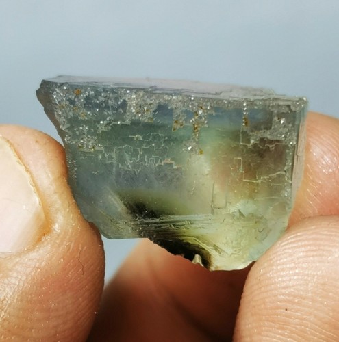 WOW!!! Rare Transparent Green Cube Fluorite Crystal Mineral Specimen/China - Picture 6 of 11