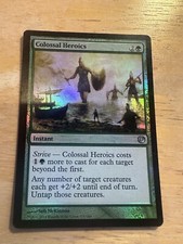 MTG - Colossal Heroics - Foil Uncommon - NM - Journey Into Nyx 