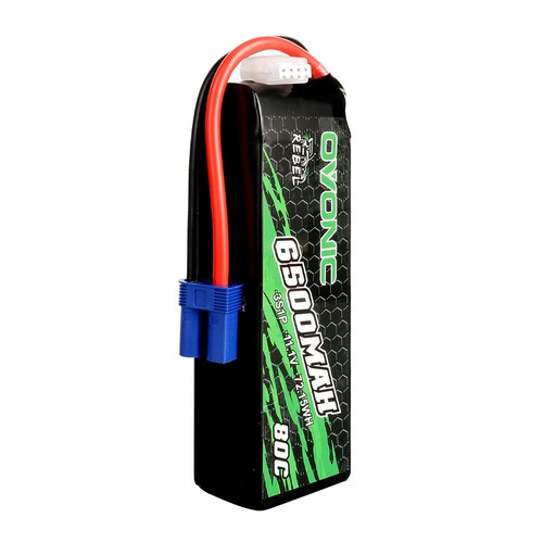 2X Ovonic 11.1 V  80C 6500mAh 3S LiPo Akku EC5 für RC Auto LKW 1/10 ARRMA Tyhpon - Bild 8 von 10
