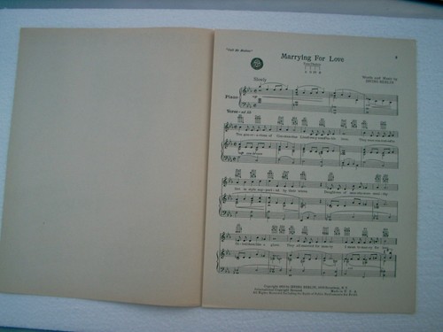 Vintage Sheet Music, Ethel Merman, "Call Me Madam, Marrying For Love" - I Berlin - Picture 4 of 6