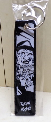 Freddy Krueger Nightmare on Elm Street Embroidered Double Sided Key Tag Keychain - Picture 2 of 2