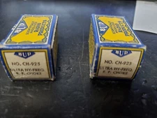 Antique Bud Radio Products No. CH-925 Ultra Hy-Freq. RF Choke, original box