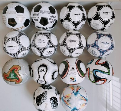 Adidas historical mini ball set 14 pcs FIFA World cup 1970