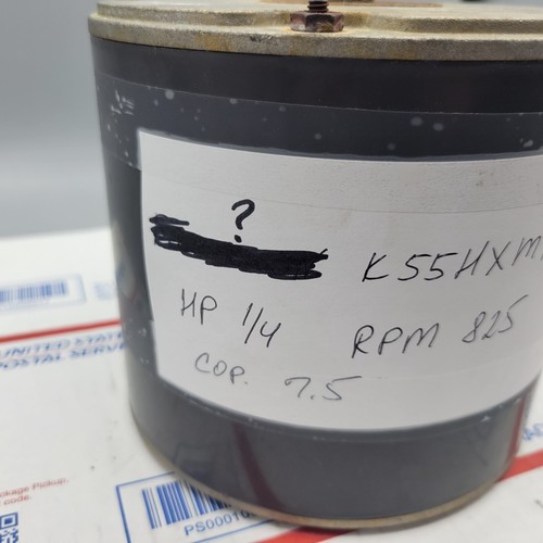 EMERSON ? K55HXMYB-0740 Condenser Fan Motor HP 1/4 RPM 825 COP 7.5 - Picture 3 of 4