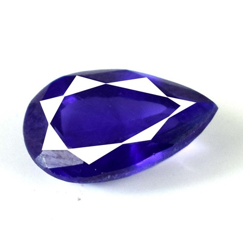 5.80 Ct Burma Purple Spinel Gemstone Pear Cut Natural Certified B27249 - Picture 2 of 8