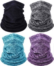 Winter Soft Neck Gaiter Warmer Fleece Face Mask for Cold Weather Outdoor Sports