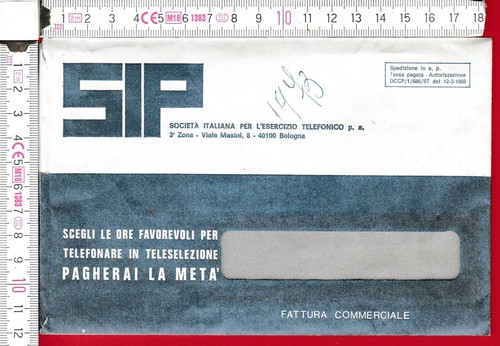 SIP - PUBBLICITA' NUOVA STRUTTURA TARIFFE TELEFONICHE - metà anni '70 - - 第 1/12 張圖片