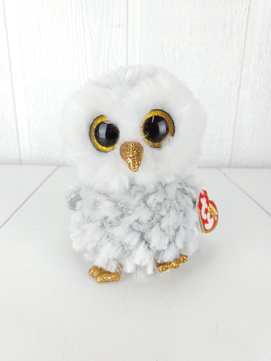 Ty Beanie Boos Owlette White Owl Plush 6